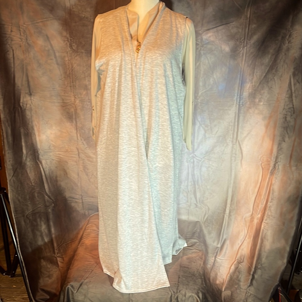 lalu roe long sleeveless cardigan